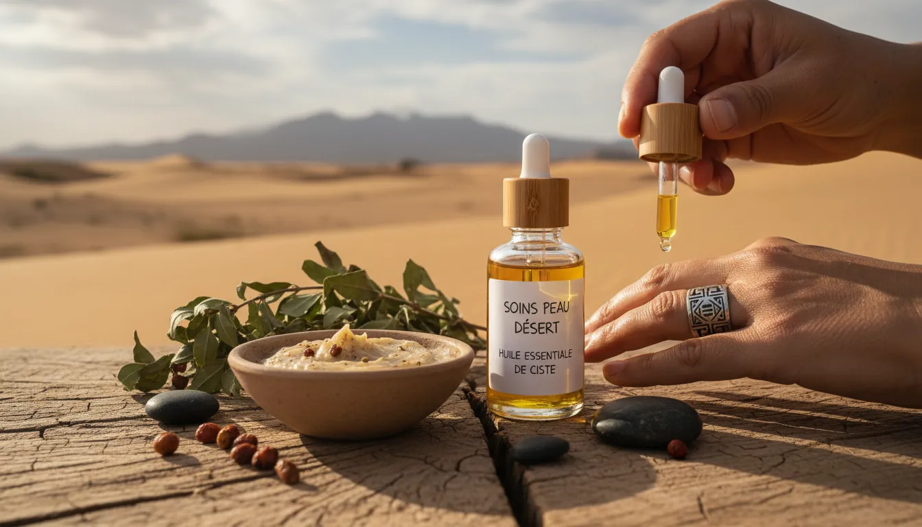 An image illustrating Soins de la peau pour les nomades du désert marocain durant la période de transhumance