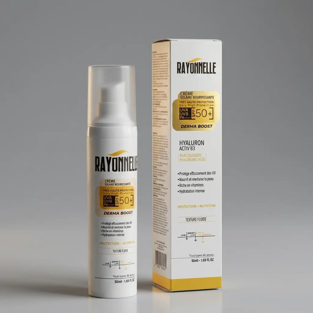 Crème solaire nourrissante Rayonnelle SPF50 – Image 2