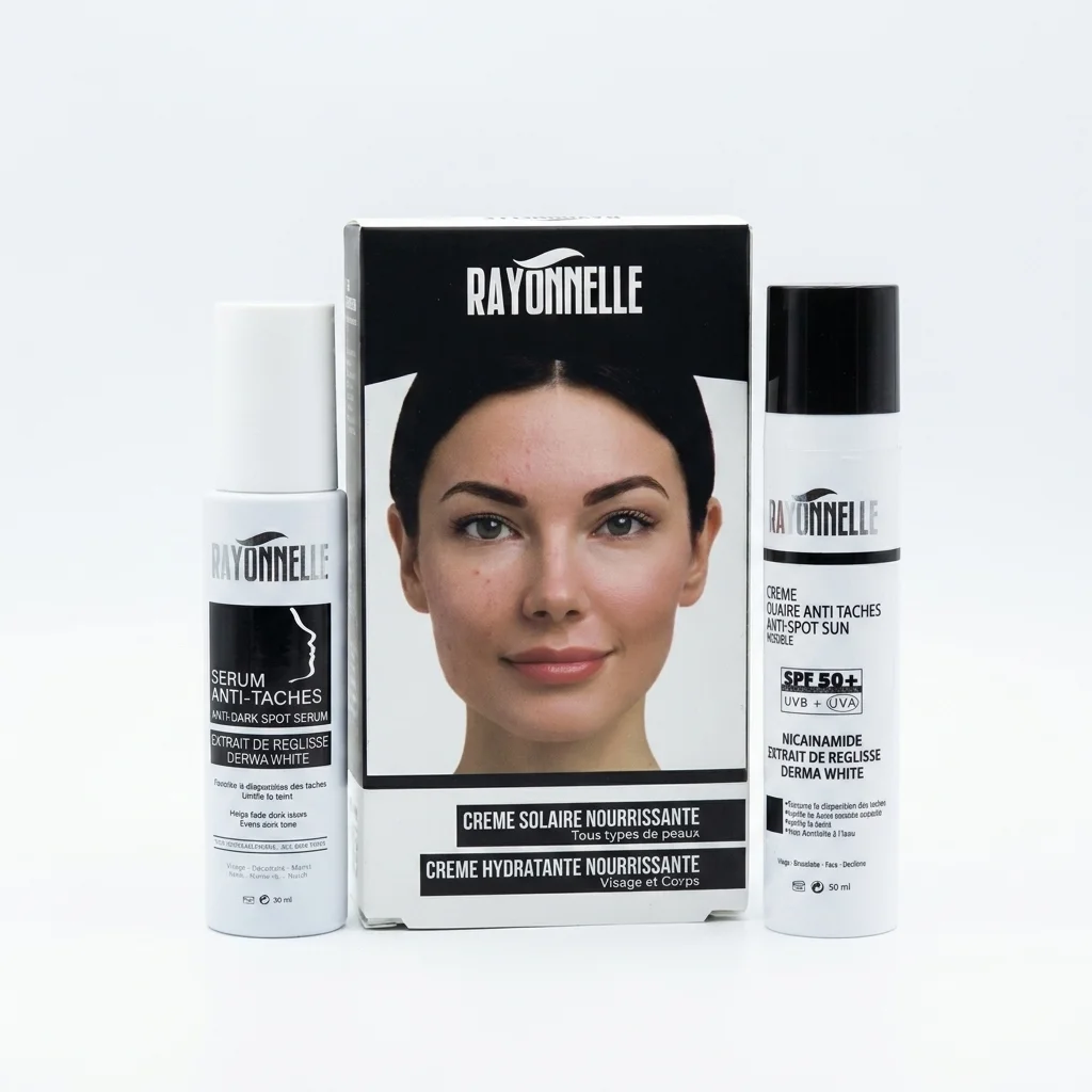 RAYONNELLE - PACK = CREME ANTI TACHE 50 ml + Gratuite Mousse nettoyante hydratante 150ml – Image 2