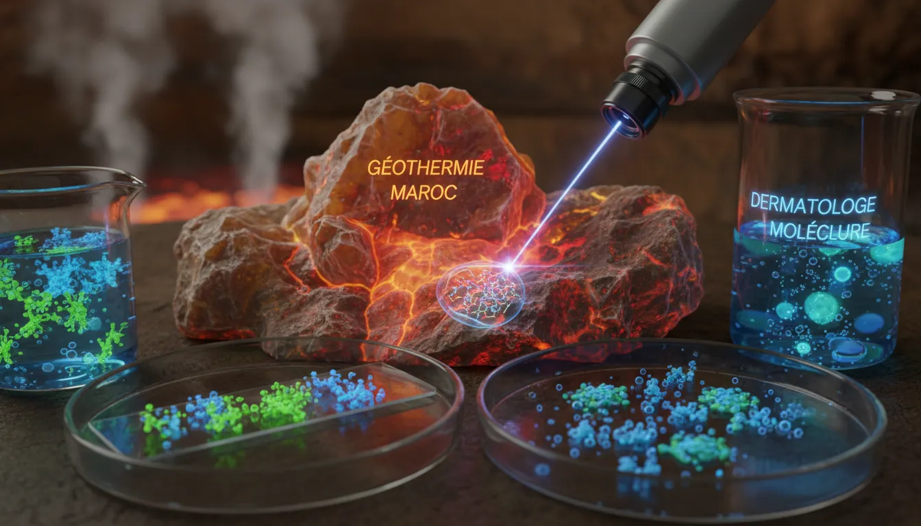 An image illustrating Secrets dermatologiques des zones géothermiques marocaines