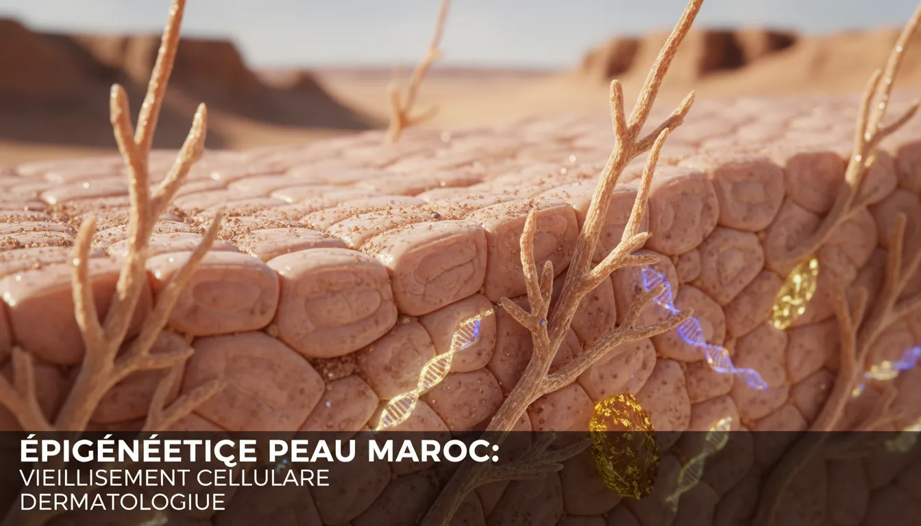 An image illustrating Épigénétique et vieillissement cutané au Maroc