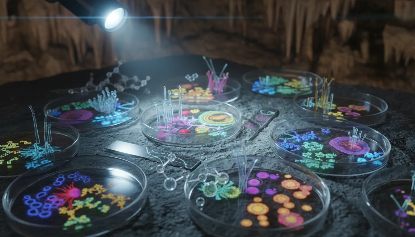 An image illustrating Microbiome des grottes marocaines pour soigner la peau