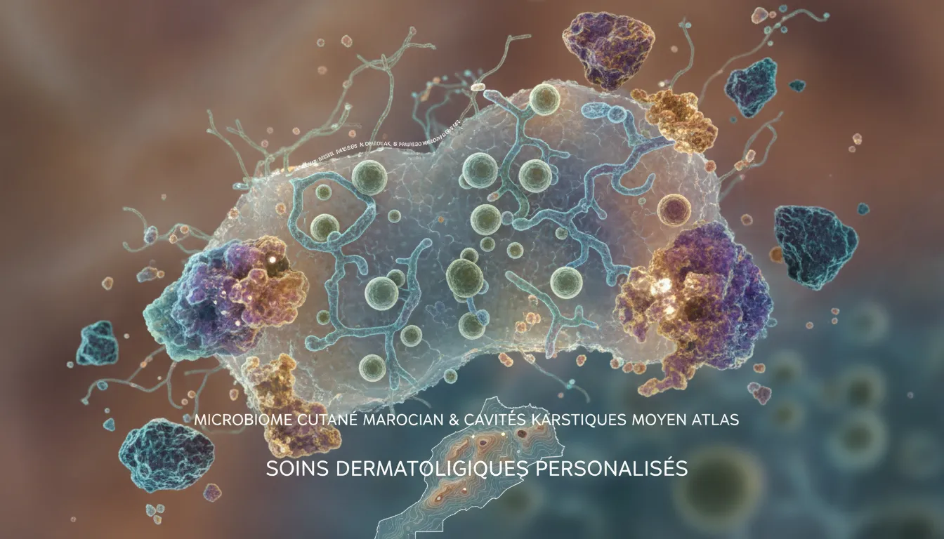 An image illustrating Influence des grottes karstiques sur le microbiome cutané marocain